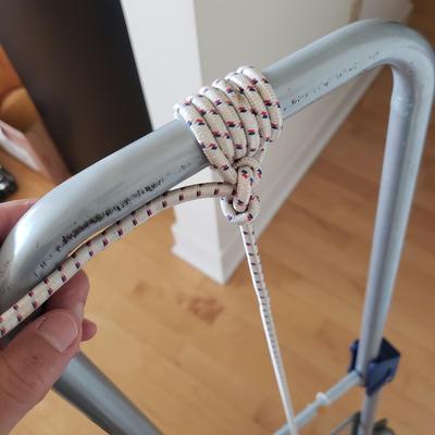 Black Metal Folding Grocery Cart & Ruxxac Fold Flat Cart (E-KD)