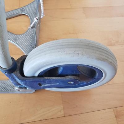 Black Metal Folding Grocery Cart & Ruxxac Fold Flat Cart (E-KD)