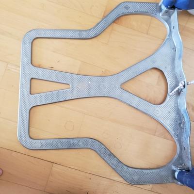 Black Metal Folding Grocery Cart & Ruxxac Fold Flat Cart (E-KD)