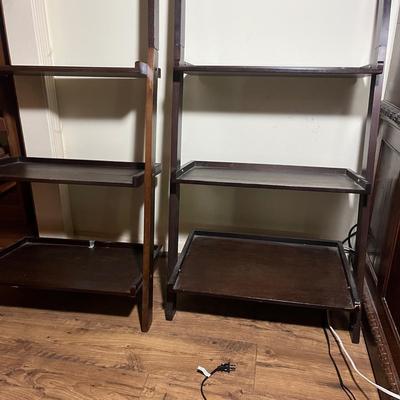 Pair of Wooden Shelves (LR-MG)