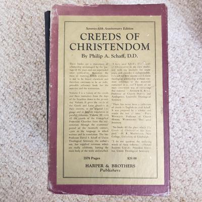 "Creeds of Christendom" Three Vol. Set & More Books on Christianity (BR2-KD)