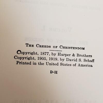 "Creeds of Christendom" Three Vol. Set & More Books on Christianity (BR2-KD)
