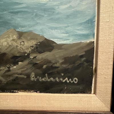 Signed oil on stretched canvas