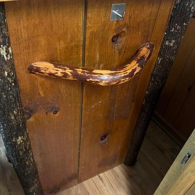 Rustic Buffet With Cabinet & Drawers (K-MG)