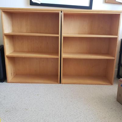 Four Fixed Shelf Bookcases (BR2-KD)