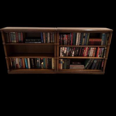 Pair of bookcases. Books NOT included