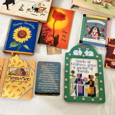 Lot 37 Basket of small books