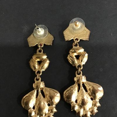 Colorful fun fashion dangle earrings