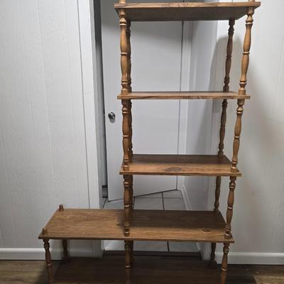 Wooden shelf