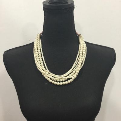 Cute faux pearl necklace