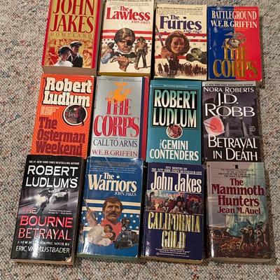 Assortment of paperbacks