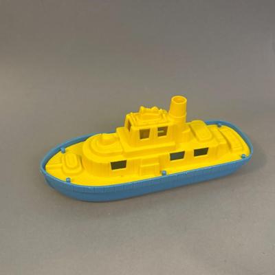 Lot of Three (3) - Baby Toy Car, Train & Boat