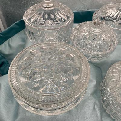 Sale Photo Thumbnail #216: These pieces would be wonderful holiday gifts .
Most of them are 6 inches wide and 3 to 6 inches tall.
The small one is 5 inches tall x 5 inches wide
They are retailing at $20 to $105 each 
Very good condition
