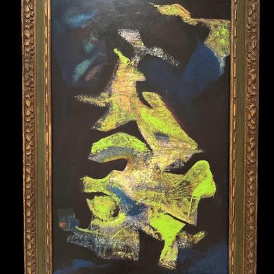 Oil on panel approximately 42” x 28”