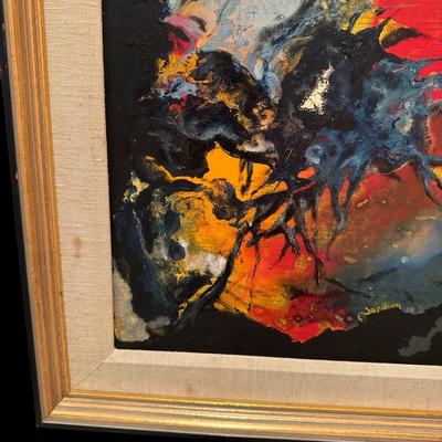 Signed oil 52” x 28”