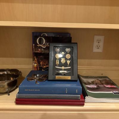 Assortment of auto memorabilia