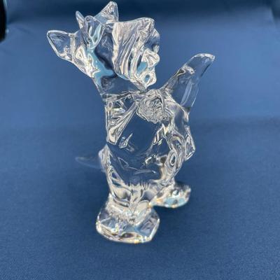 Baccarat Crystal Scottie Dog Figurine