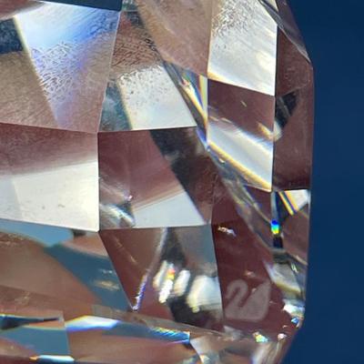 Swarovski Heart Paperweight Signed