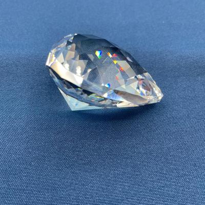 Swarovski Heart Paperweight Signed