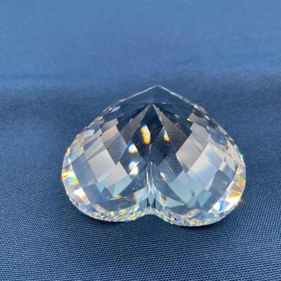Swarovski Heart Paperweight Signed