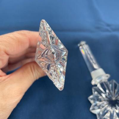 2 Waterford Crystal Wine Bottle Stoppers