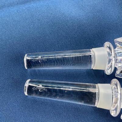 2 Waterford Crystal Wine Bottle Stoppers