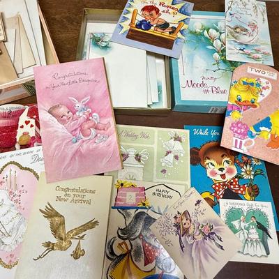 Sale Photo Thumbnail #358: Includes Flower Cards, stationary paper. In good used condition.