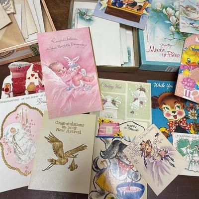 Sale Photo Thumbnail #357: Includes Flower Cards, stationary paper. In good used condition.