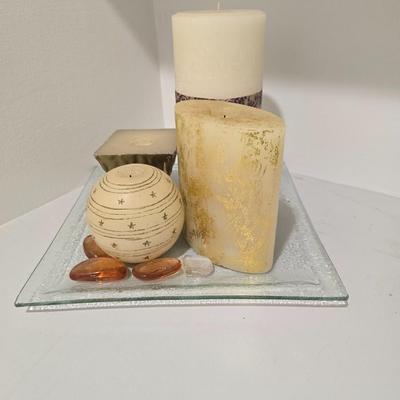 Candle plate