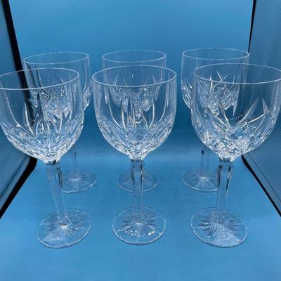 Set of 6 Waterford Marquis Crystal Wine or Water Goblets