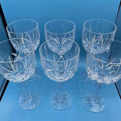 Set of 6 Waterford Marquis Crystal Wine or Water Goblets