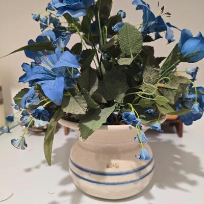 Faux plant and pot