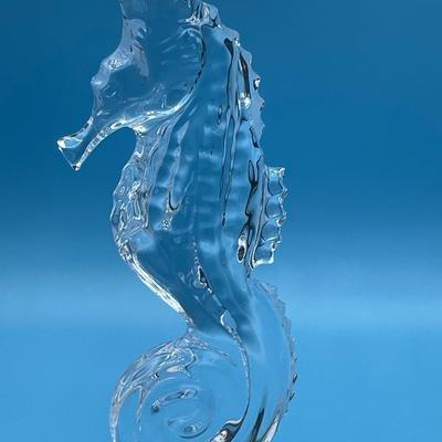 Waterford Crystal Seahorse Candlesticks Pair