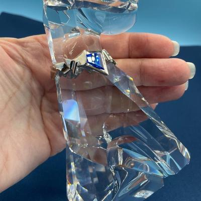 Large Swarovski Crystal Dog Figurine