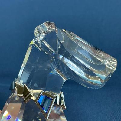 Large Swarovski Crystal Dog Figurine