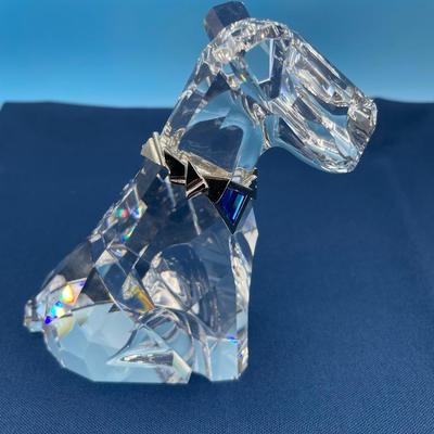 Large Swarovski Crystal Dog Figurine