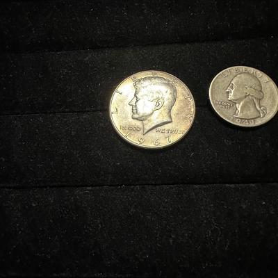 1964 & 1967 KENNEDY HALF DOLLARS AND 1941 QUARTER