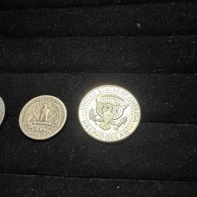1964 & 1967 KENNEDY HALF DOLLARS AND 1941 QUARTER