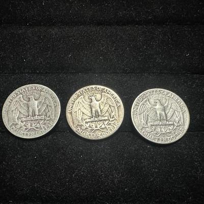 1944, 1949 & 1959 SILVER QUARTERS