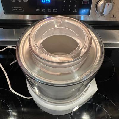 AIR POPCORN POPPER, BRAUN COFFEE BEAN GRINDER AND CUISINART YOGURT/ICE CREAM/SORBET MAKER
