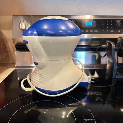 ROTARY WAFFLE MAKER, RIVAL TEFLON GRIDDLE AND A RICE STEAMER