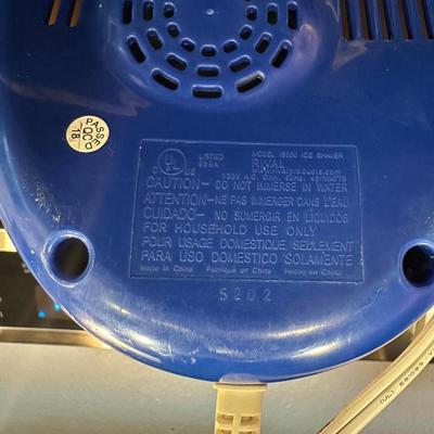 ROTARY WAFFLE MAKER, RIVAL TEFLON GRIDDLE AND A RICE STEAMER