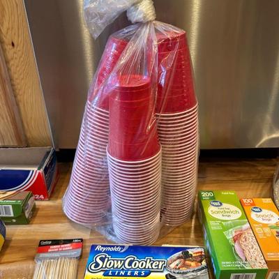 FOOD WRAPS & BAGS PLUS DISPOSABLE WARES AND MORE