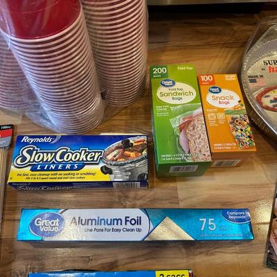 FOOD WRAPS & BAGS PLUS DISPOSABLE WARES AND MORE