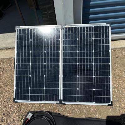 GO POWER! 130 WATT PORTABLE SOLAR POWER KIT