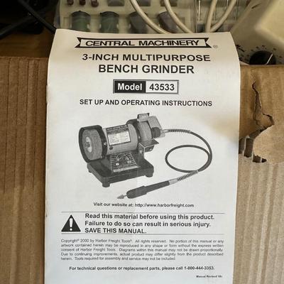 3" BENCH GRINDER AND ROTARY ACCESSORY KIT