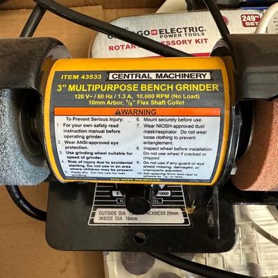 3" BENCH GRINDER AND ROTARY ACCESSORY KIT
