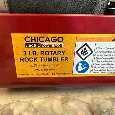 3 LB ROTARY ROCK TUMBLER