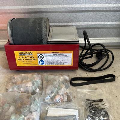 3 LB ROTARY ROCK TUMBLER