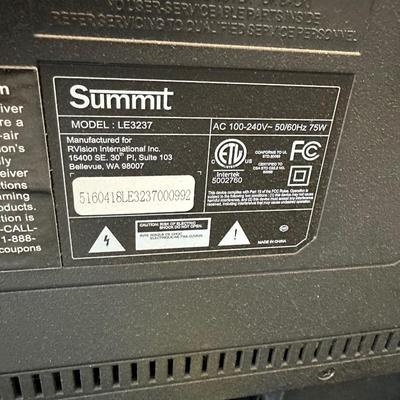 SUMMIT 32" RV HD LED TV, MONITOR WALL MOUNTS AND MORE